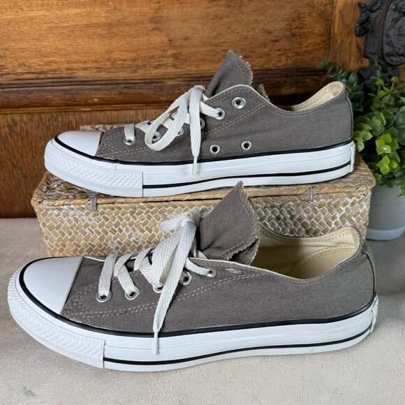 Converse All Star Chuck Taylor Low Top Double Tongue Sneakers Women's 9 Men's 7 - Picture 4 of 11